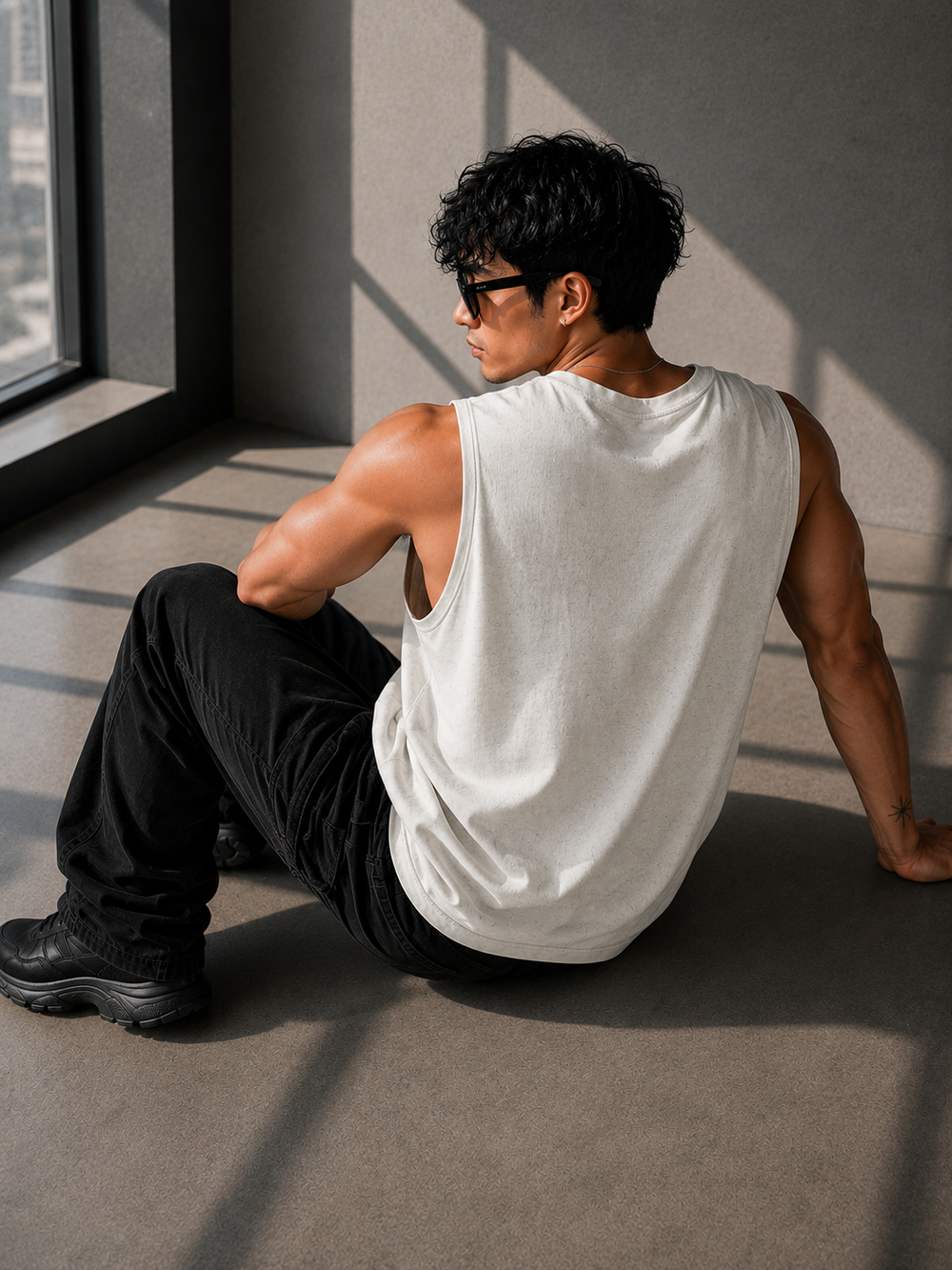 Oversized Muscle tank