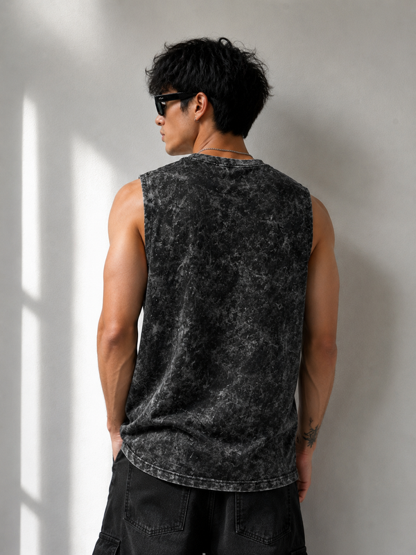 Oversized muscle tank