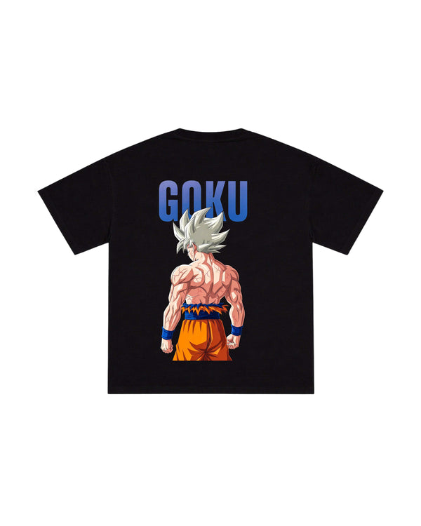 Goku printed black oversized T-shirt