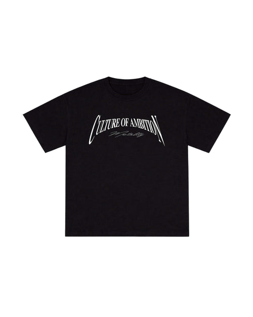 Culture of ambition black Oversized Tee