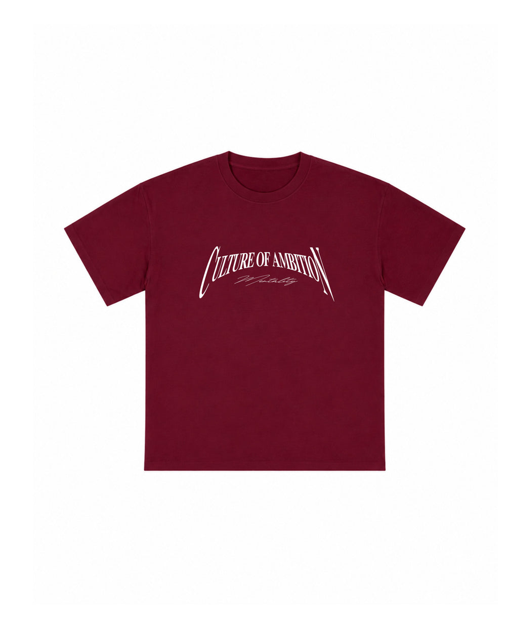 Culture of ambition Maroon tshirt