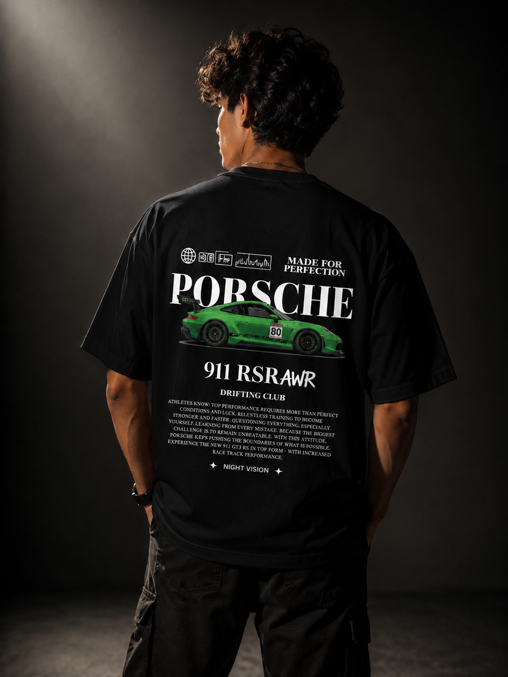 Porsche oversized tshirt