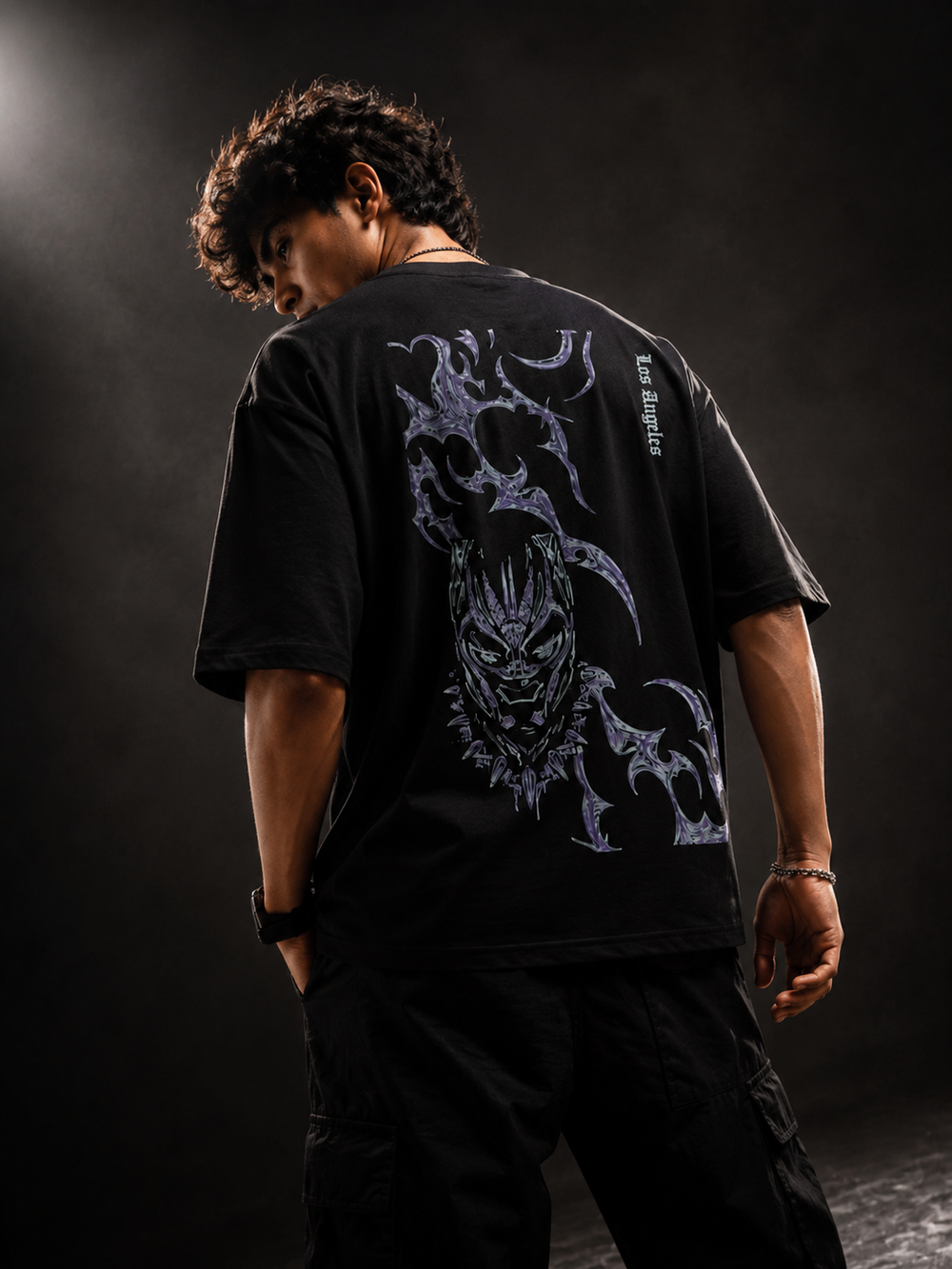 Black panther oversized T-shirt