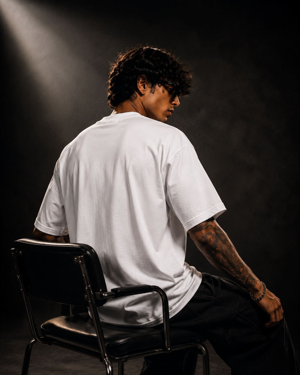 NFNB white Oversized T-shirt