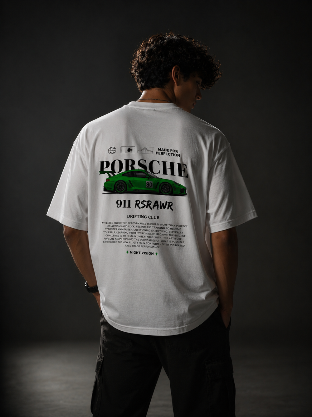 Porsche essential oversized tshirt