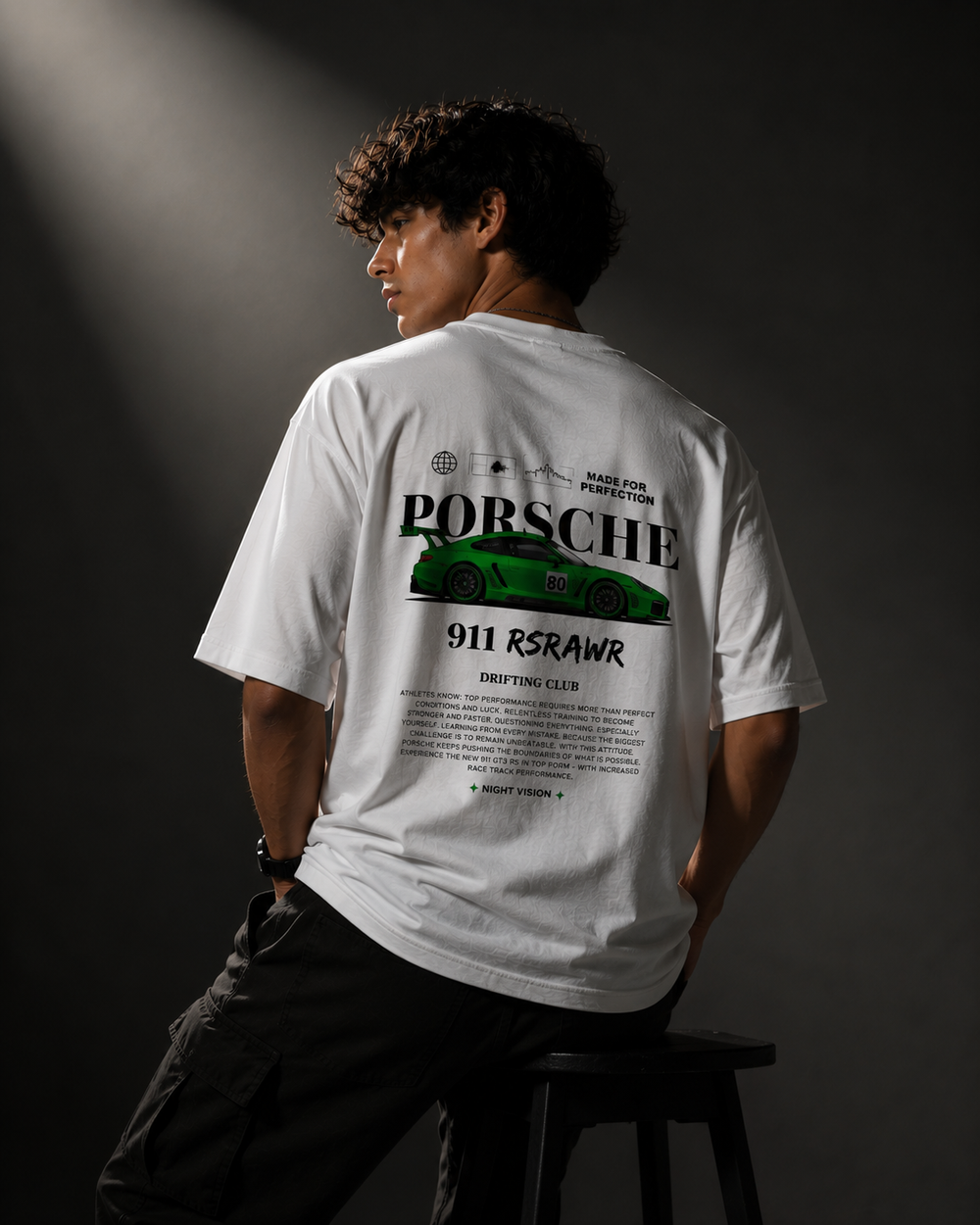 Porsche essential oversized tshirt
