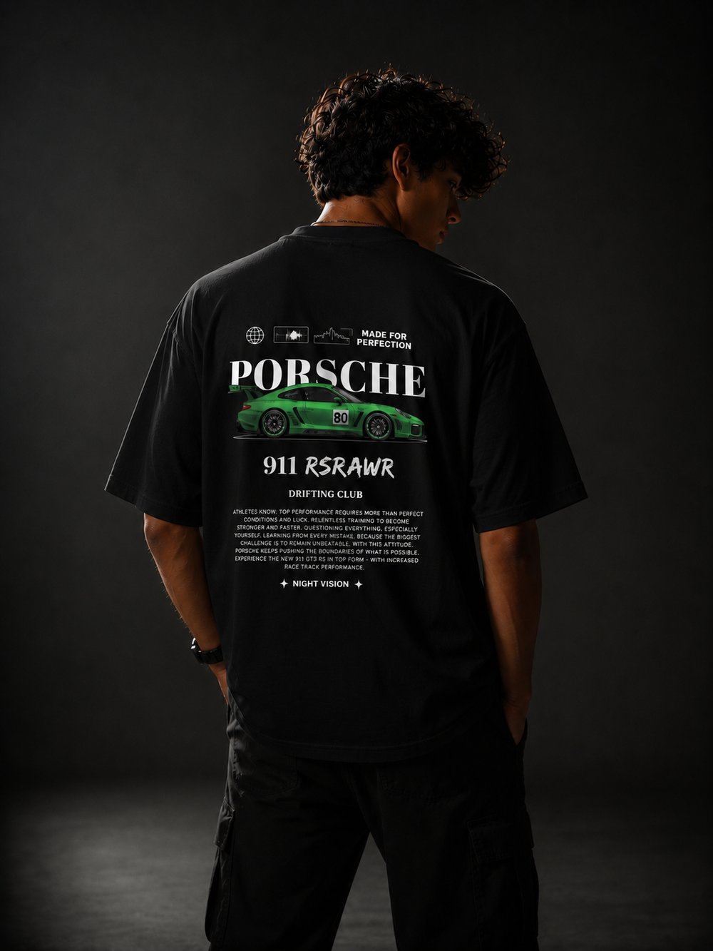 Porsche oversized tshirt