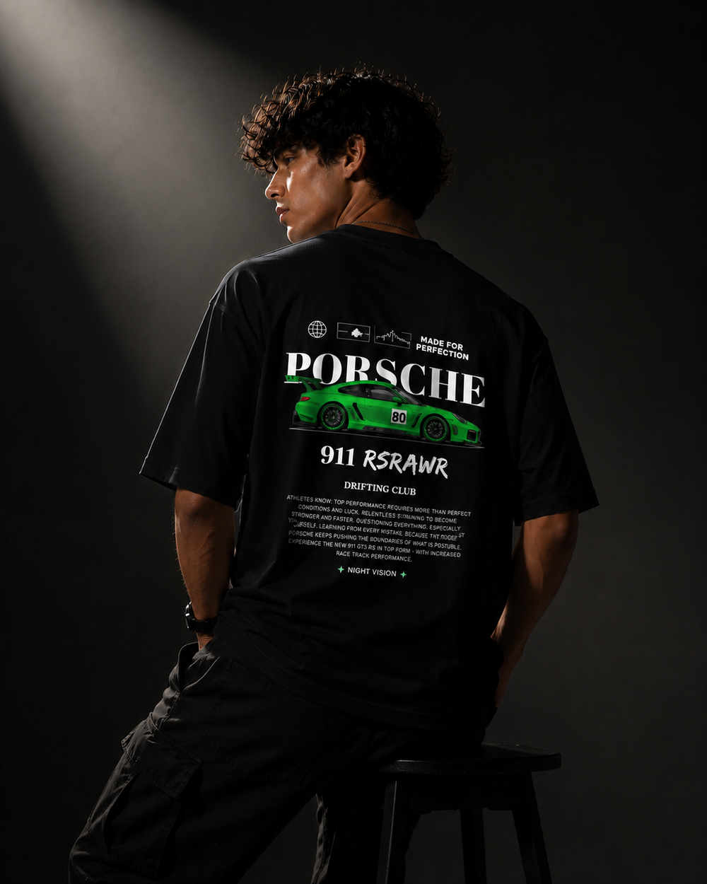 Porsche oversized tshirt