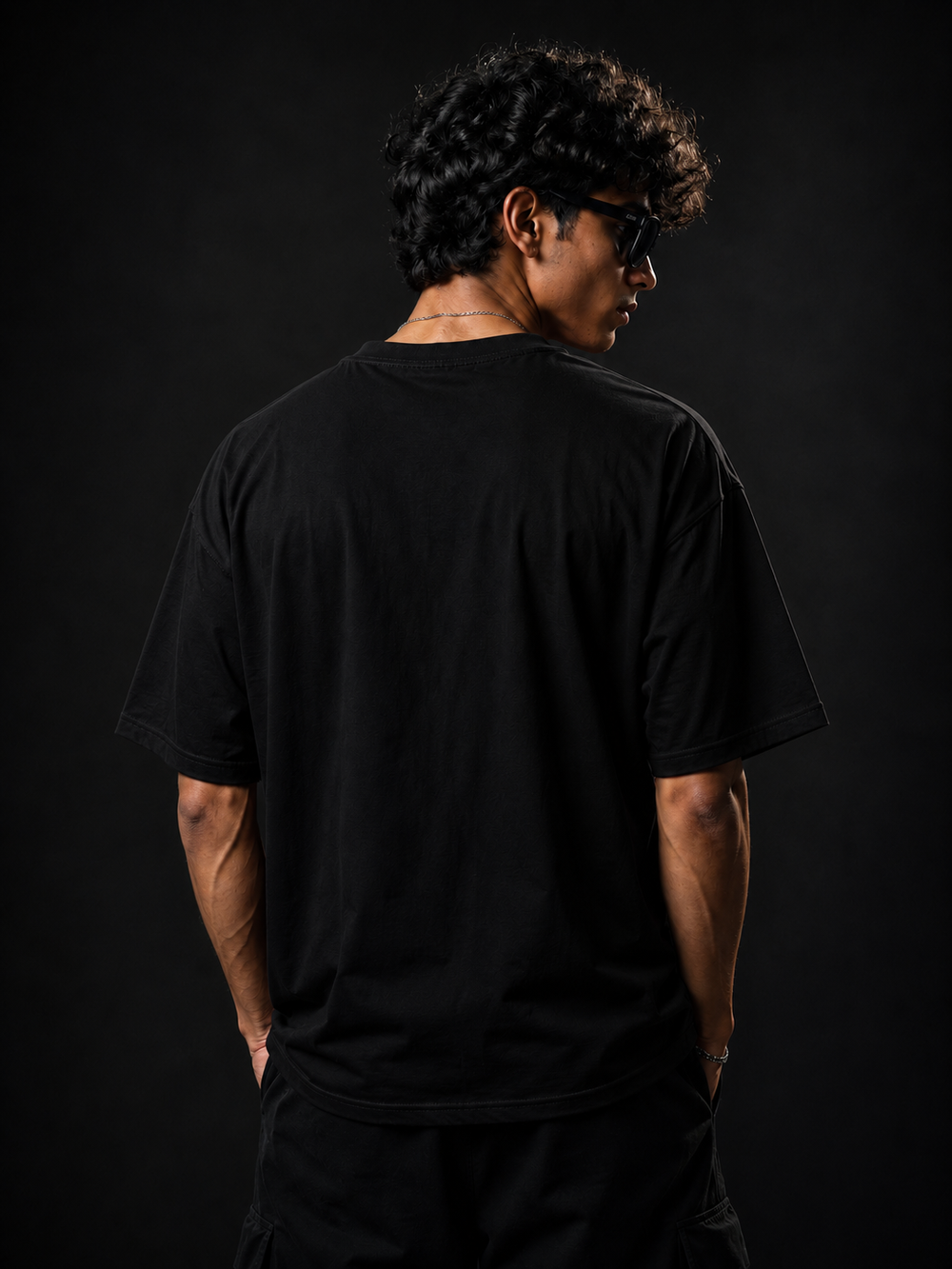 Culture of ambition black Oversized Tee