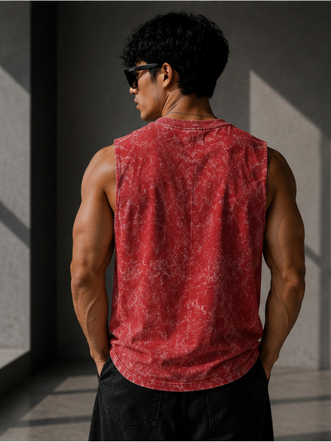 Oversized muscle tank top