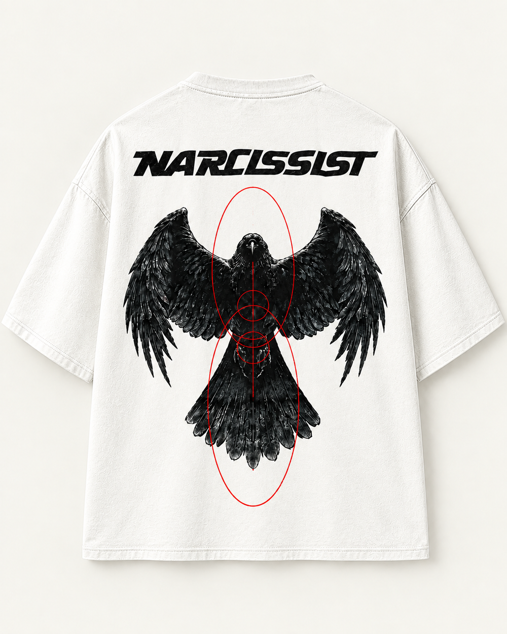 Unbothered edition white oversized tee