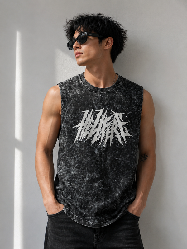 Oversized muscle tank